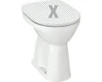 Hornbach Standflachspülklosett Laufen Pro 825957 Abgang senkrecht weiß mit Beschichtung