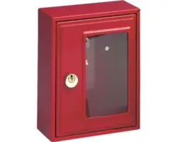 Schlüsselkassette Burg Wächter 6160 rot Außenmaß: B, H, T: 130x167x64 mm 1 Haken