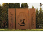 Hornbach Sichtschutzwand Buddha 112x180 cm, rost