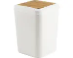 Hornbach Schwindeckeleimer Form & Style weiß/bambus 7 Liter