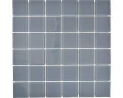 Glasmosaik Crystal CM 4SE20F 30,0x30,0 cm grau