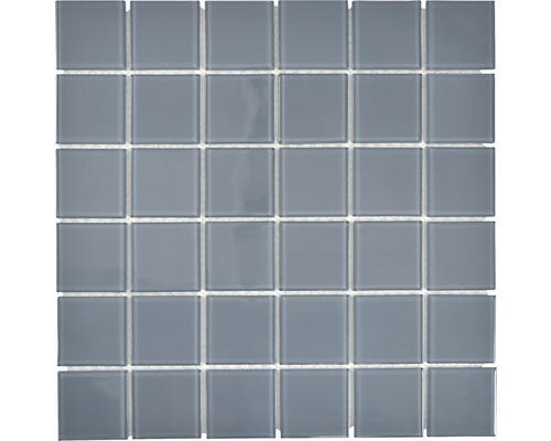 Glasmosaik Crystal CM 4SE20F 30,0x30,0 cm grau