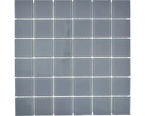 Glasmosaik Crystal CM 4SE20F 30,0x30,0 cm grau