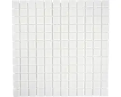 Glasmosaik Crystal CM 4SE30 30,0x30,0 cm weiß