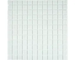 Glasmosaik Crystal CM 4SE40 30,0x30,0 cm weiß