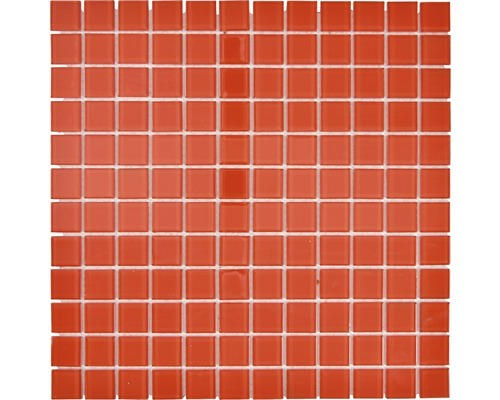 Glasmosaik Crystal CM 4SE60 30,0x30,0 cm rot