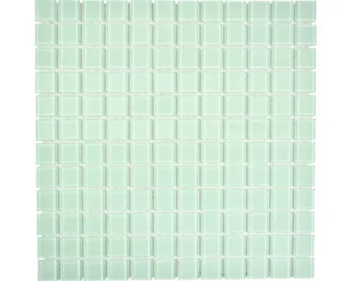 Glasmosaik Crystal CM 4SE73 30,0x30,0 cm hellgrün