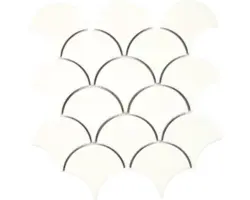 Keramikmosaik FS 09I 25,6x27,3 cm beige glänzend