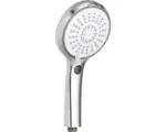Hornbach Handbrause Avital eco Gete 6820553 Ø 12 cm 3-fach verstellbar mit LED Temperaturanzeige wassersparend chrom