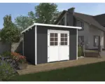 Hornbach Gartenhaus weka 219 Gr.2 mit Fußboden 295 x 240 cm anthrazit