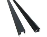 Hornbach Start und Endprofil Steckzaun WPC 177x3,2 cm anthrazit