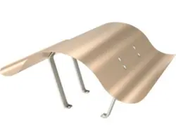 Kaminhaube Kupfer 77x147 cm