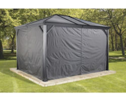 Vorhangset SOJAG Pavillon Ventura 10x10 anthrazit