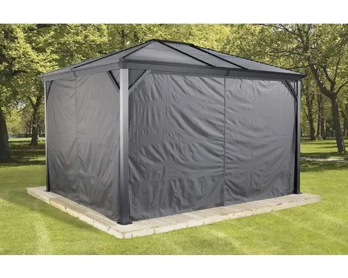 Vorhangset SOJAG Pavillon Ventura 10x14 anthrazit