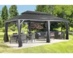 Hornbach Pavillon SOJAG Messina 12x20 588 x 353 cm anthrazit