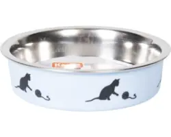 Katzennapf Karlie Ascar 10 cm 160 ml blau