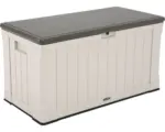 Hornbach Kissenbox Lifetime Harmony 440l 128 x 64 x 67 cm Kunststoff Stahl grau schwarz