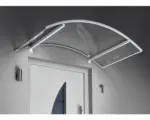 Hornbach Bogenvordach LED-Technik GUTTA 150x90 cm weiß Polycarbonat