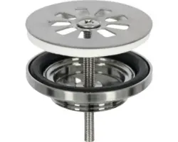 Universal Siebventil Differnz 1 1/4" matt chrom