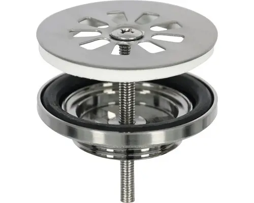 Universal Siebventil Differnz 1 1/4" matt chrom