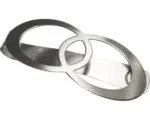 Hornbach Raffspange Infinity edelstahl-optik 13,5x5,5 cm
