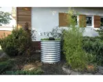 Hornbach Hochbeet klassisch Vitavia Vita rund 858 Ø 82x86 cm silber