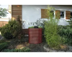 Hochbeet klassisch Vitavia Vita rund 858 Ø 82x86 cm rubin