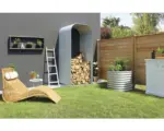Hornbach Kaminholzregal Vitavia Ardor 858 hoch silber