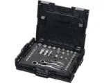 Hornbach Durchsteck-Steckschlüssel-Set in L-BOXX 47-tlg. schwarz