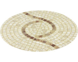 Anti-Rutsch-Sticker mySpotti stepon Kreis Marble Ø 300 mm beige