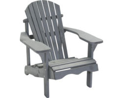 Gartenstuhl Adirondack Holz grau