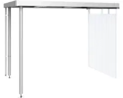 Dachanbau Biohort HighLine 282 x 195 x 222 cm silber