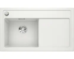 Flächenbündige Spüle Blanco Zenar 45 S links 510x860 mm weiß