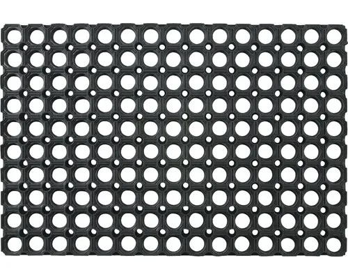 Gummiwabenmatte schwarz 40x60 cm