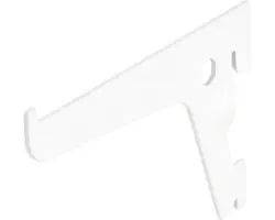 Winkelträger 1-reihig L 100 mm weiß