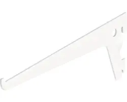 Winkelträger 1-reihig L 200 mm weiß
