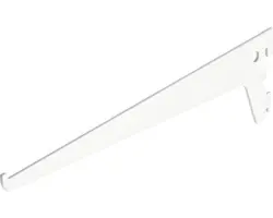 Winkelträger 1-reihig L 300 mm weiß