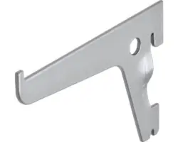 Winkelträger 1-reihig L 100 mm silber