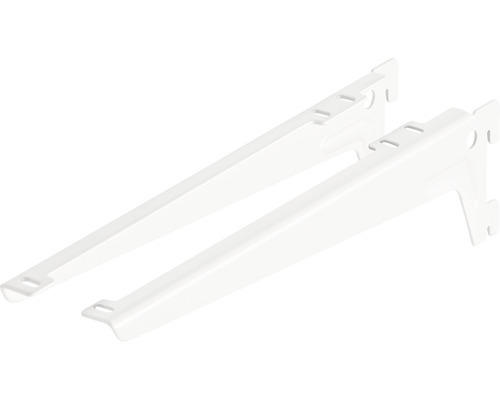 Winkelträger 1-reihig L 280 mm weiß 2 Stück