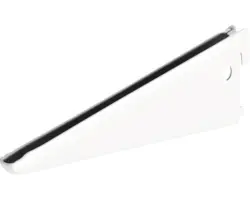 Winkelträger 2-reihig L 220 mm weiß