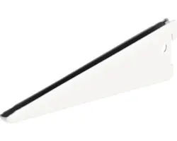 Winkelträger 2-reihig L 270 mm weiß