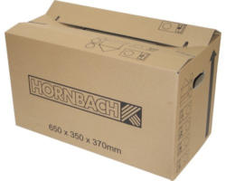 Cargo Point Umzugskarton HORNBACH 650 x 370 x 350 mm Pappe 84 l bis 30 kg