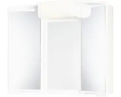 LED-Spiegelschrank Jokey Angy 2-türig 59x50x15 cm weiß