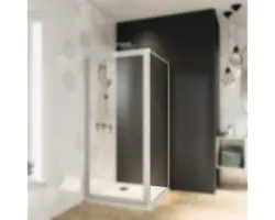 Seitenwand für Duschtür Breuer Fara4 900x1850 mm Echtglas Klar hell alunatur