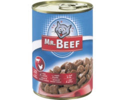 Katzenfutter nass MR.BEEF Kalb und Huhn 400 g