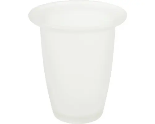 Ersatz WC-Bürstenglas Haceka Kosmos für Bürstengarnitur chrom matt