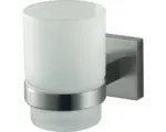 Hornbach Glashalter Haceka Mezzo Tec edelstahl matt