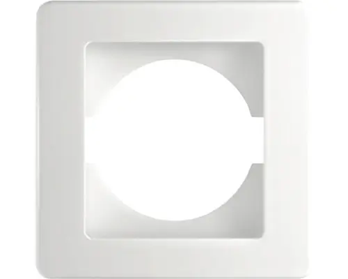 Rahmen 1-Fach TEM O253 polarweiß