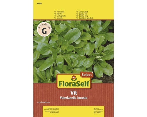 Feldsalat 'Vit' FloraSelf Select samenfestes Saatgut Salatsamen