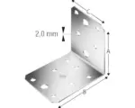 Hornbach Winkelverbinder TYP 70 70x70x55 mm feuerverzinkt